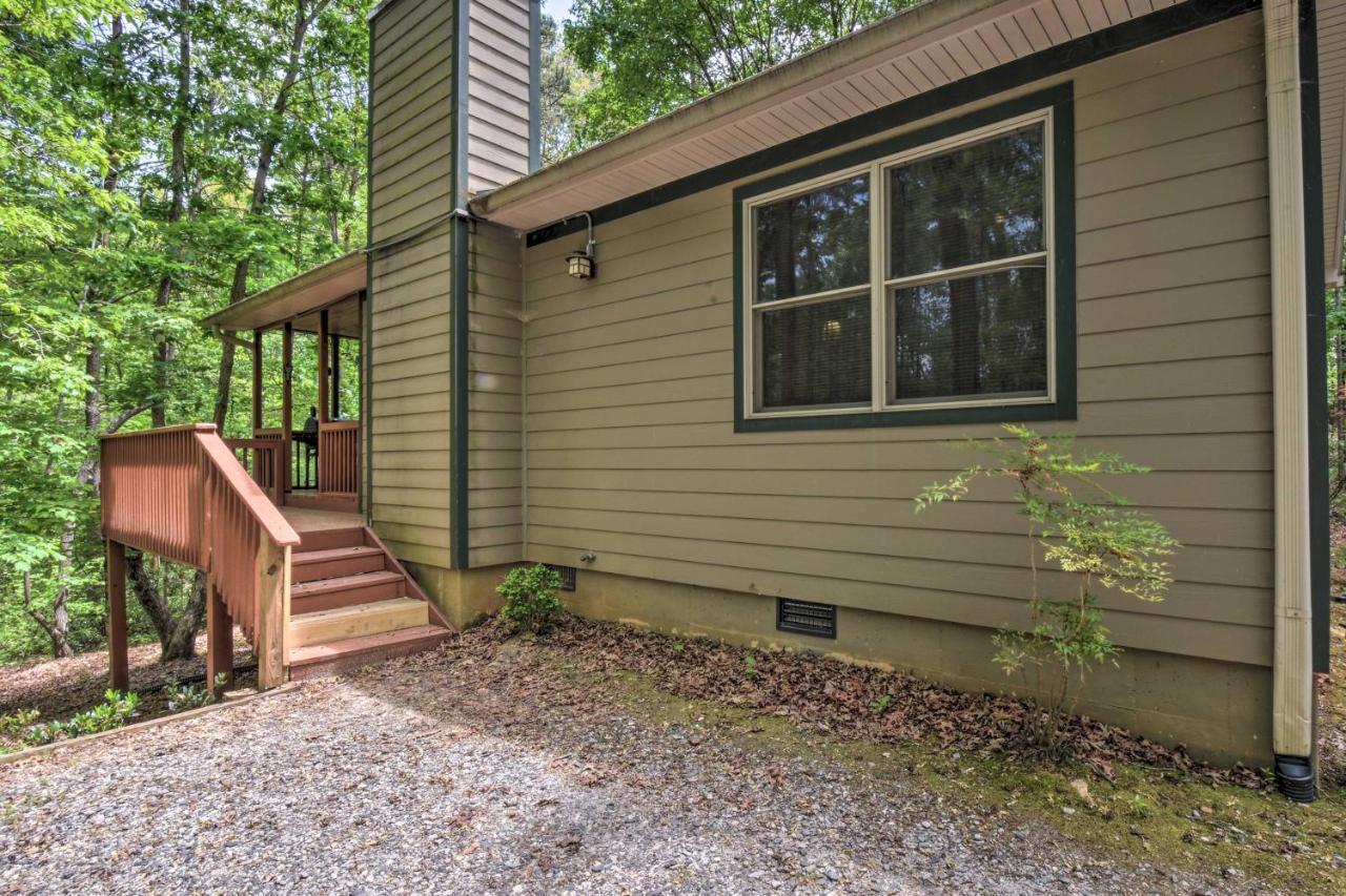 The Honeybee Cabin With Private Porch And Hot Tub Clarkesville Exterior foto